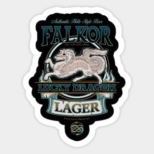 Lucky Dragon Lager Sticker